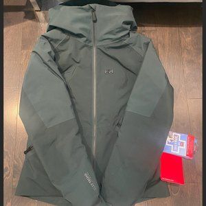 NWT Helly Hansen Womens Motionista Ski Jacket in Dark Green Size XS